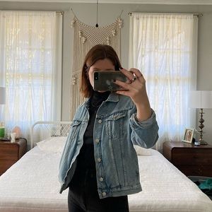 AGOLDE CROP DENIM JACKET